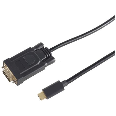 10-59025 cavo e adattatore video 1 m USB tipo-C VGA (D-Sub) Nero - Foto 1