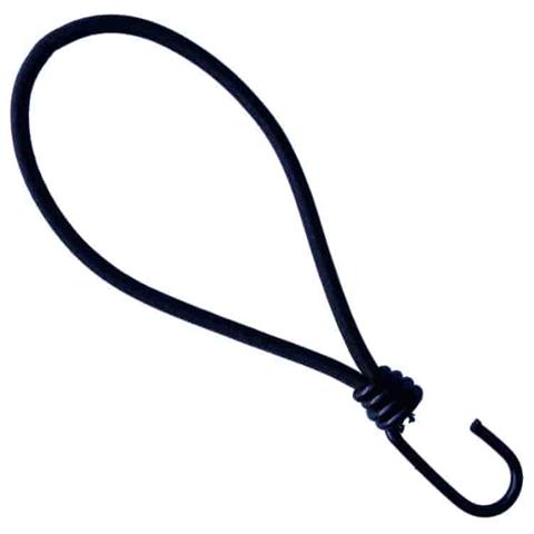 Gancio Elastico 6mm X 25cm Nero - Foto 1
