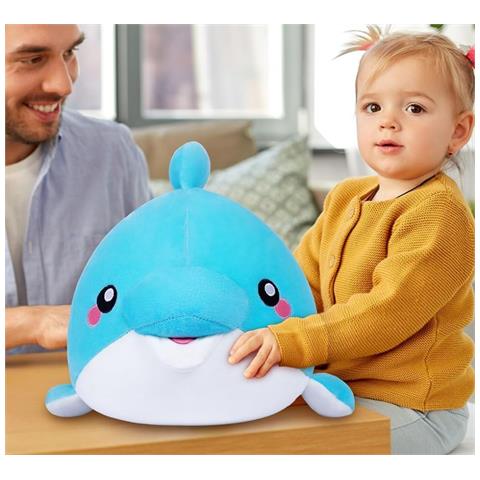 Deliziosa Palla Di Peluche 25 Cm Delfino – Compagno Di Coccole Unico! - Foto 2