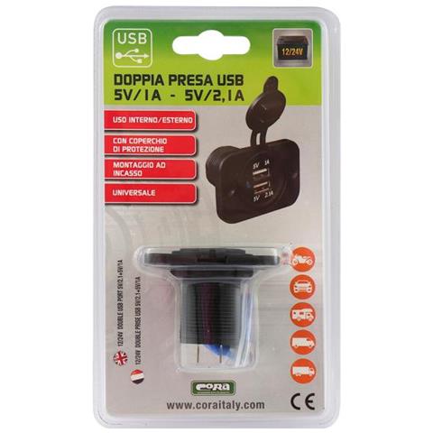 Doppia Presa Usb Da Incasso 5v/1a - 5v/2.1a - Foto 3
