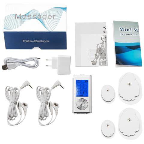 Ems Elettrostimolatore Muscolare Mhd-8 Portatile. 8 Modalità, 10 Intensità E 2 Canali Duali. Dimensioni Compatte, Batteria Ricaricabile. - Foto 5
