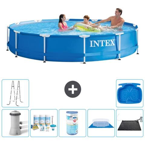 Piscina Fuori Terra - In Giro - 366x76 Cm - Blu - Include Accessori Coordinati A1768 - Foto 1