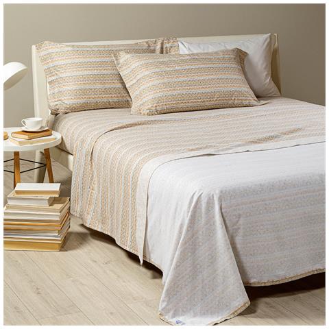 Completo Lenzuola Cortina In Flanella Colore Incolore Misura Singolo - Foto 1