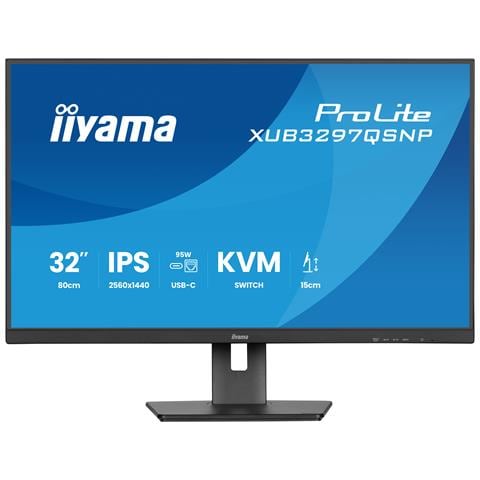 ProLite XUB3297QSNP-B1 Monitor PC 81,3 cm (32") 2560 x 1440 Pixel 4K Ultra HD LED Nero - Foto 1