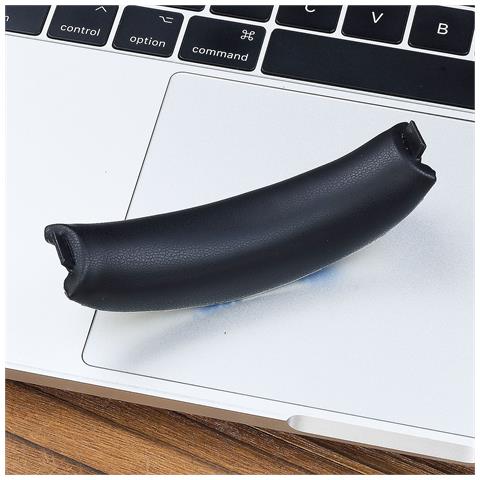 Archetto Nero Con Fibbia Compatibile Con Cuffie Anker Space Q45 - Pelle Proteica E Memory Foam - Foto 6