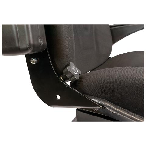 Sedile Top In Tessuto Nero Completo Di Sospensione Meccanica E Guide - Foto 5