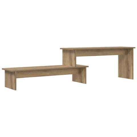 Mobile TV rovere artigianale 180 x 30 x 43 cm Legno multistrato - Foto 1