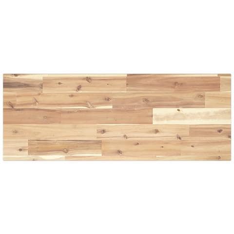 Ripiano a Parete 100x30x2 cm Legno Massello Acacia Non Trattato - Foto 1
