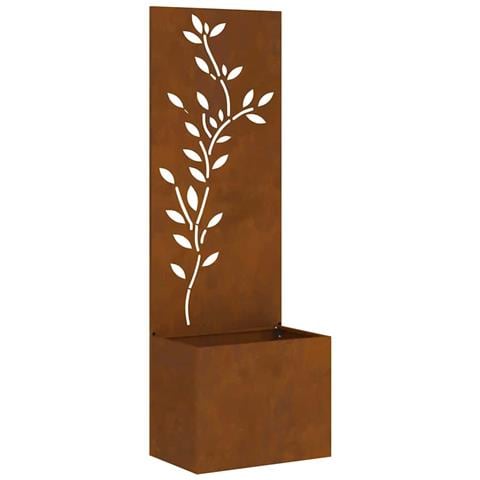 Schermo per privacy in giardino Ruggine 50 x 32 x 150 cm - Foto 1