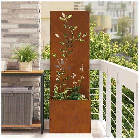 Schermo per privacy in giardino Ruggine 50 x 32 x 150 cm - Foto 2