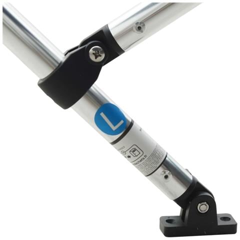 Bimini di Prua con Pareti Laterali 3 Archi 183x(137-152)x137cm - Foto 9