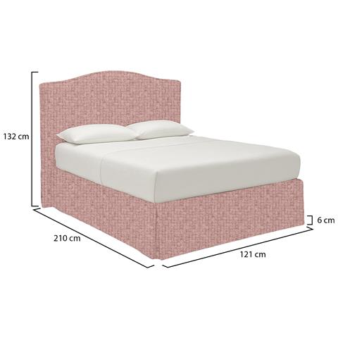 Copparo - Letto Singolo Sfoderabile, Rosa - Foto 4