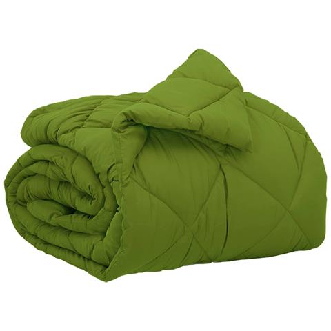 Piumone Completo Annuale Verde 220 x 135 cm Microfibra - Foto 1