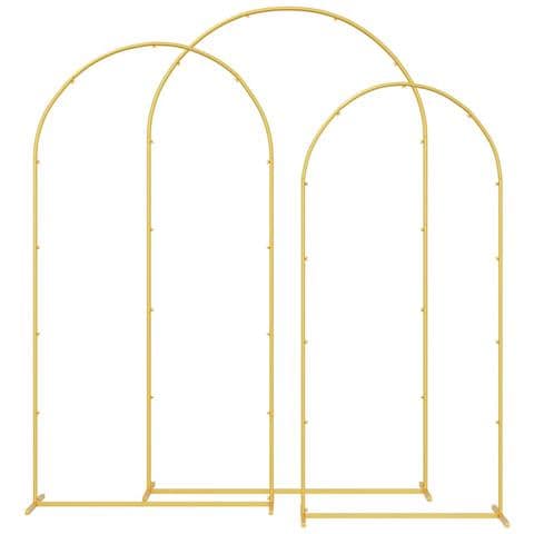 Arco Nuziale 3 pcs Oro Acciaio - Foto 1