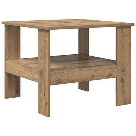 Tavolino da salotto Rovere artigianale 57 x 55 x 45 cm - Foto 1