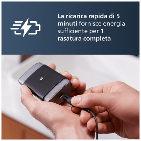 Electric compact shaver PQ888/06 Rasoio elettrico compatto - Foto 10