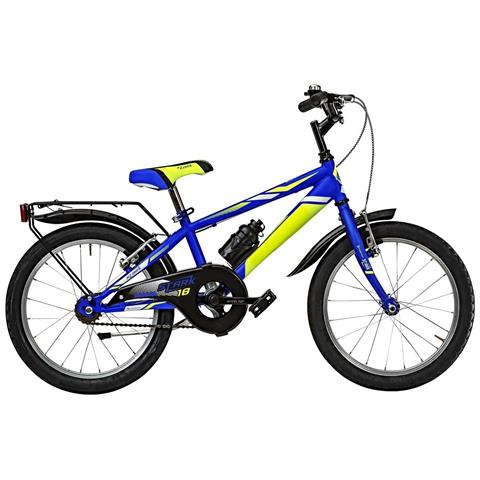 Bici A Sfera Bimbo Misura 18 Mountain Bike Modello Stark Sr18 Bicicletta Mtb Da Bambino 1v - 25 Blu - Giallo Fluo - Bianco Opaco - Foto 1