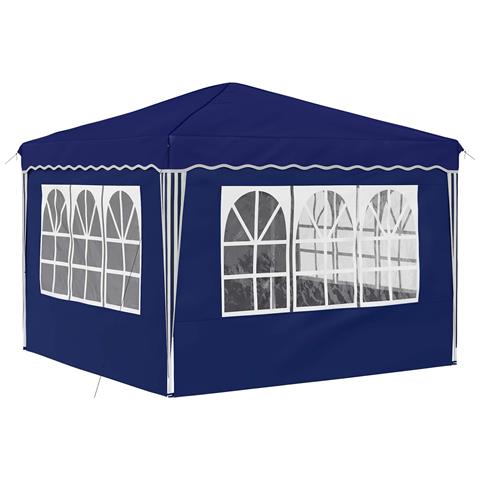 Tenda per feste a pop-up 288 x 288 x 245 cm Blu Tessuto Oxford - Foto 9