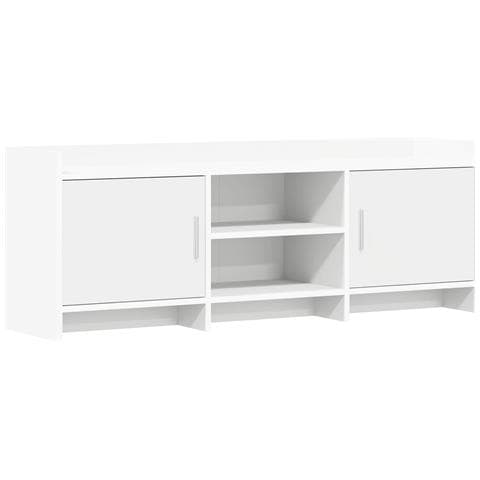 Mobile TV 130 x 33 x 47 cm Bianco Legno ingegnerizzato - Foto 1