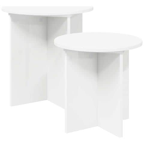 Set tavolini con archiviazione 2 pcs Legno ingegnerizzato - Foto 1