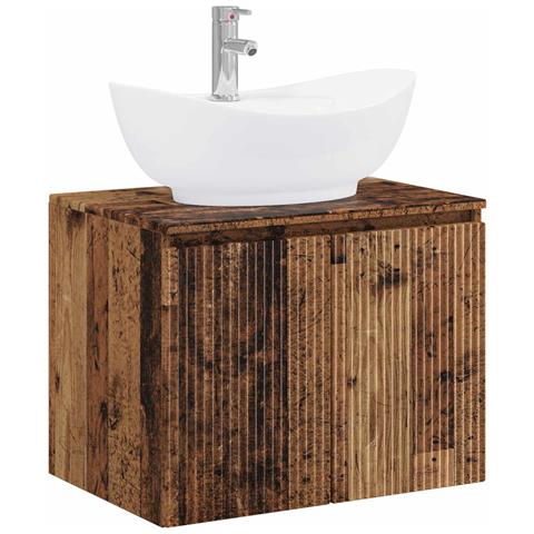 Set di mobili per il bagno Legno antico Legno ingegnerizzato - Foto 1