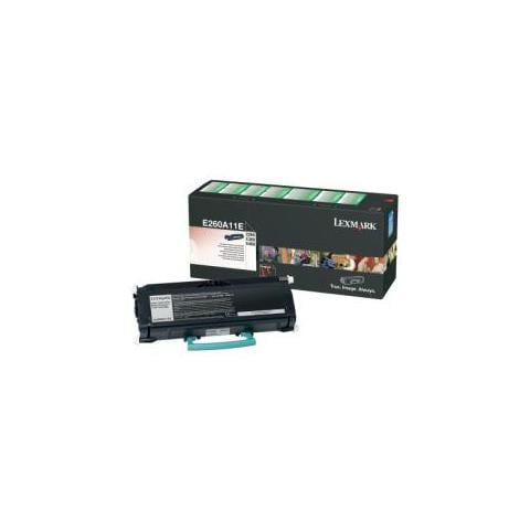 0E260A11E Toner Originale Nero per E260 / E360 / E460 Capacità 3500 Pagine - Foto 1