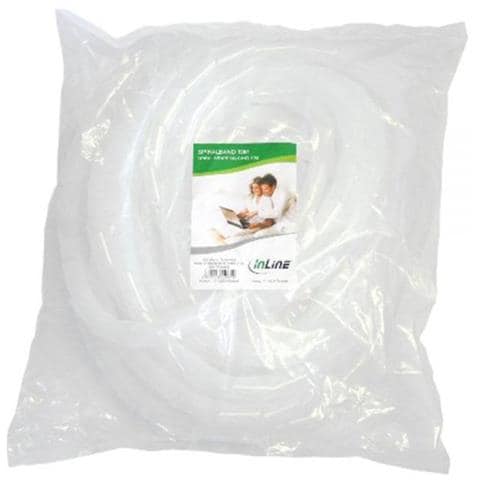 spirale protezione cavi, diametro 18mm, flessibile, bianca, 10m - Foto 2