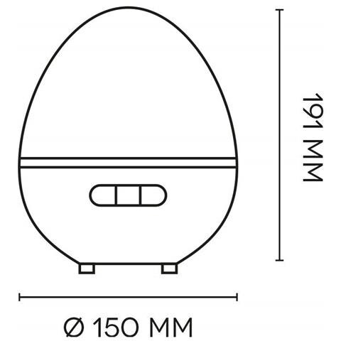 Joy Diffusore di Aromi Nebulizzante Ultrasuoni Led - Foto 4