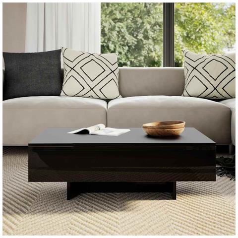 Tavolino Da Caffè Lucido Nero - Foto 2