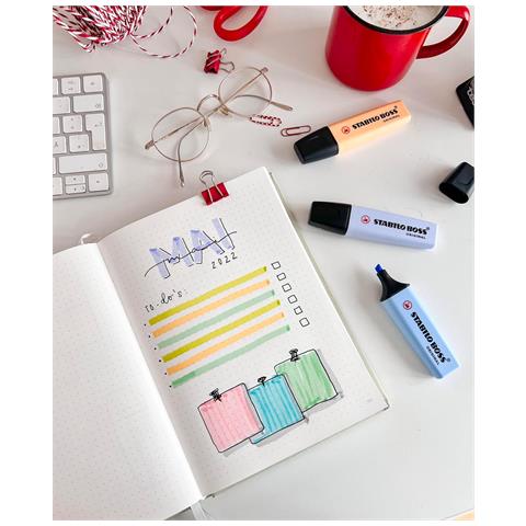BOSS ORIGINAL Pastel - Evidenziatore - Pack da 1 - Carta da Zucchero - Foto 9