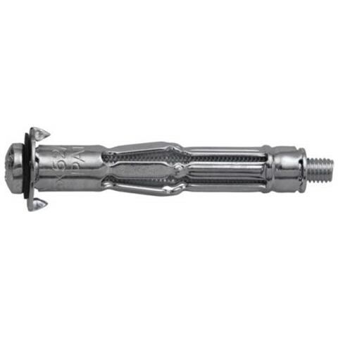 Tassello In Metallo Con Vite Pz 2 M4 X 41 Mm In Acciaio Zincato 100 Pezzi - Foto 1