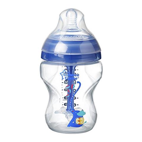 Tommee Tippee Bottiglia Anti-colica Avanzato, 260 Ml, Blu, 1 Pezzo - Foto 1