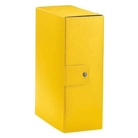 Cartella Portaprogetti Esselte C32 Eurobox Dorso 12 Cm Presspan Biverniciato Giallo - 390332090 (conf. 5)  - Foto 1