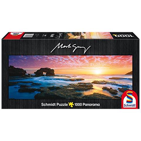 Bridgewater Bay At Sunset Di Mark Gray Panoramic Puzzle (1000piece) - Foto 1