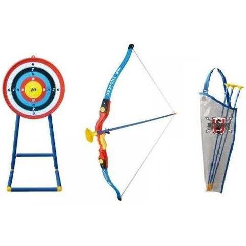 Set Arciere Con Arco E Bersaglio Con Piedistallo - Foto 1