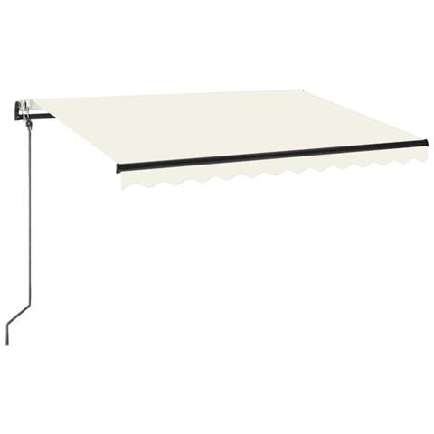 Tenda Automatica con Sensore Vento e LED 350x250 cm Crema - Foto 1