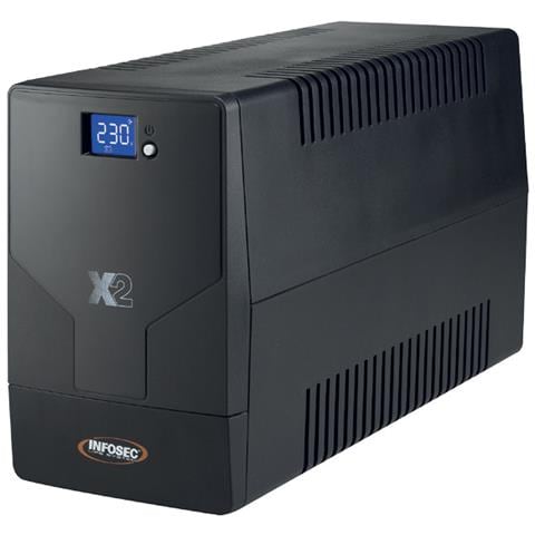 Gruppo di Continuità LCD Touch 1250VA Line Interactive con 4 prese IEC ICUX2LCD1250 - Foto 2