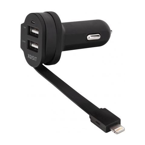20426, Auto, Smartphone, Tablet, Accendisigari, USB, Nero, 1A, 2,1A - Foto 2