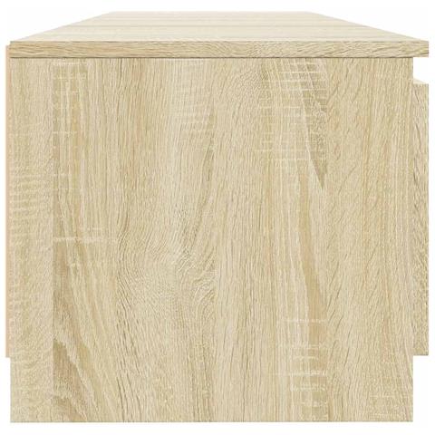 Mobile Porta TV con Luci LED Rovere Sonoma 140x40x35,5 cm - Foto 10