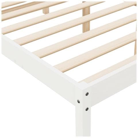 Letto per Anziani 150x200 cm King in Legno Massello di Pino - Foto 9