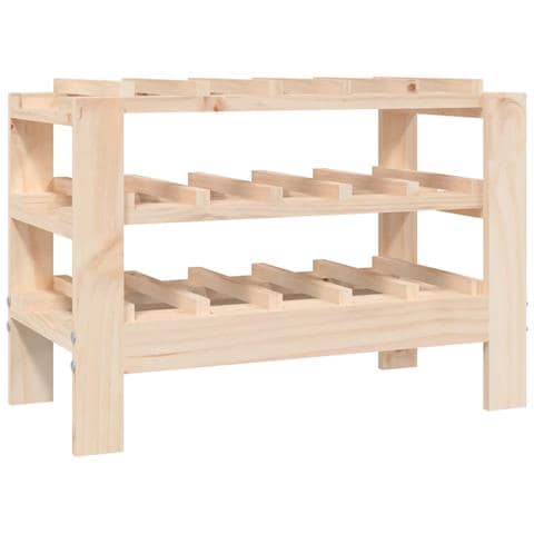 Portavini 61,5x30x42 Cm In Legno Massello Di Pino - Foto 1