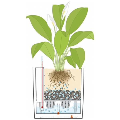 CUBE Cottage 40 All-in-One Set Interno /esterno Vaso a cubo Libera installazione Polipropilene (PP) Grigio - Foto 11