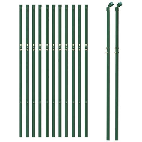 Recinzione Metallica Verde 0,8x25 M In Acciaio Zincato - Foto 2