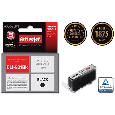 ACC-521BN cartuccia d'inchiostro 1 pz Compatibile Resa elevata (XL) Nero - Foto 1