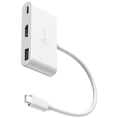 JCA379EW Ecologico USB-C a HDMI e USB Tipo A - Foto 1