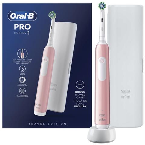 Spazzolino Elettrico Oral-b Pro Series 1 Rosa 3 Modalità + Custodia - Foto 2