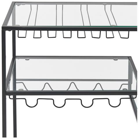 Carrello Da Cucina Nero Marcola - Foto 2
