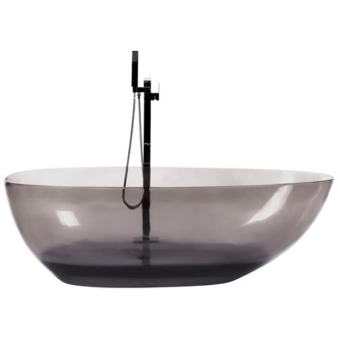Vasca Da Bagno Freestanding Blancarena 170 X 78 Cm Nero - Foto 8