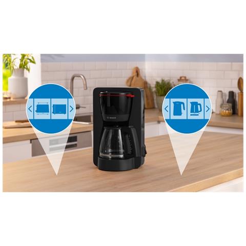 Macchina da caffè Bosch SDA TKA2M113 Capacita 1,4 litri Potenza 1200 W Colore Nero - Foto 2