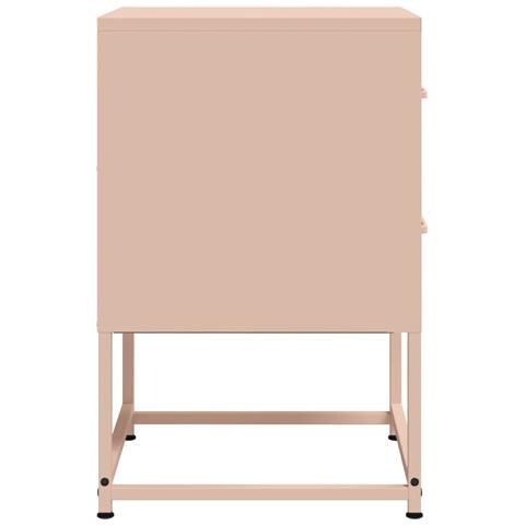 Comodino Rosa 36x39x60,5 Cm In Acciaio - Foto 10